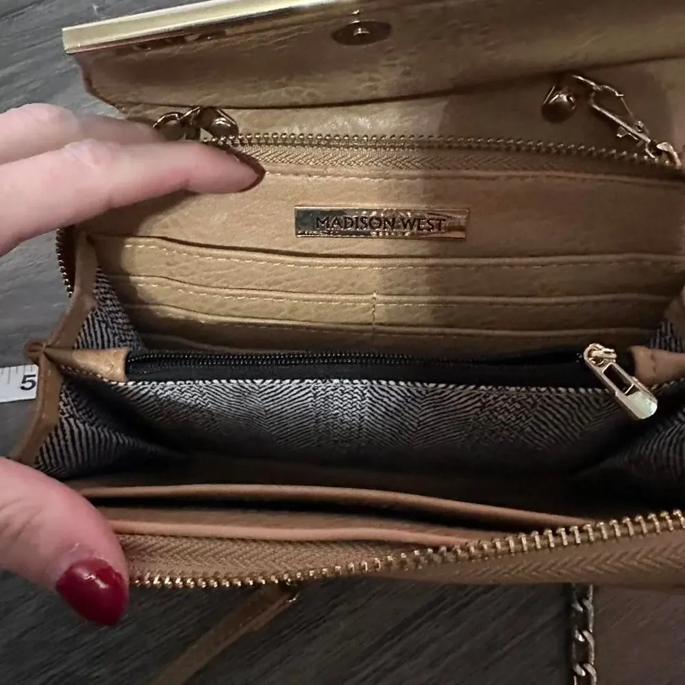 The madison west crossbody tan
